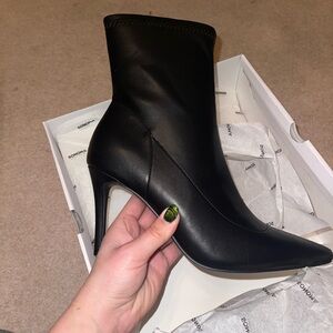 Sonoma Black ankle kitten heel boots